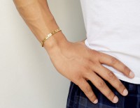 Pulseira Masculina Laminada